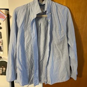 Gap xl blue button up